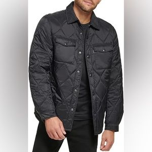 New water resistant Calvin Klein diamond quilted jacket